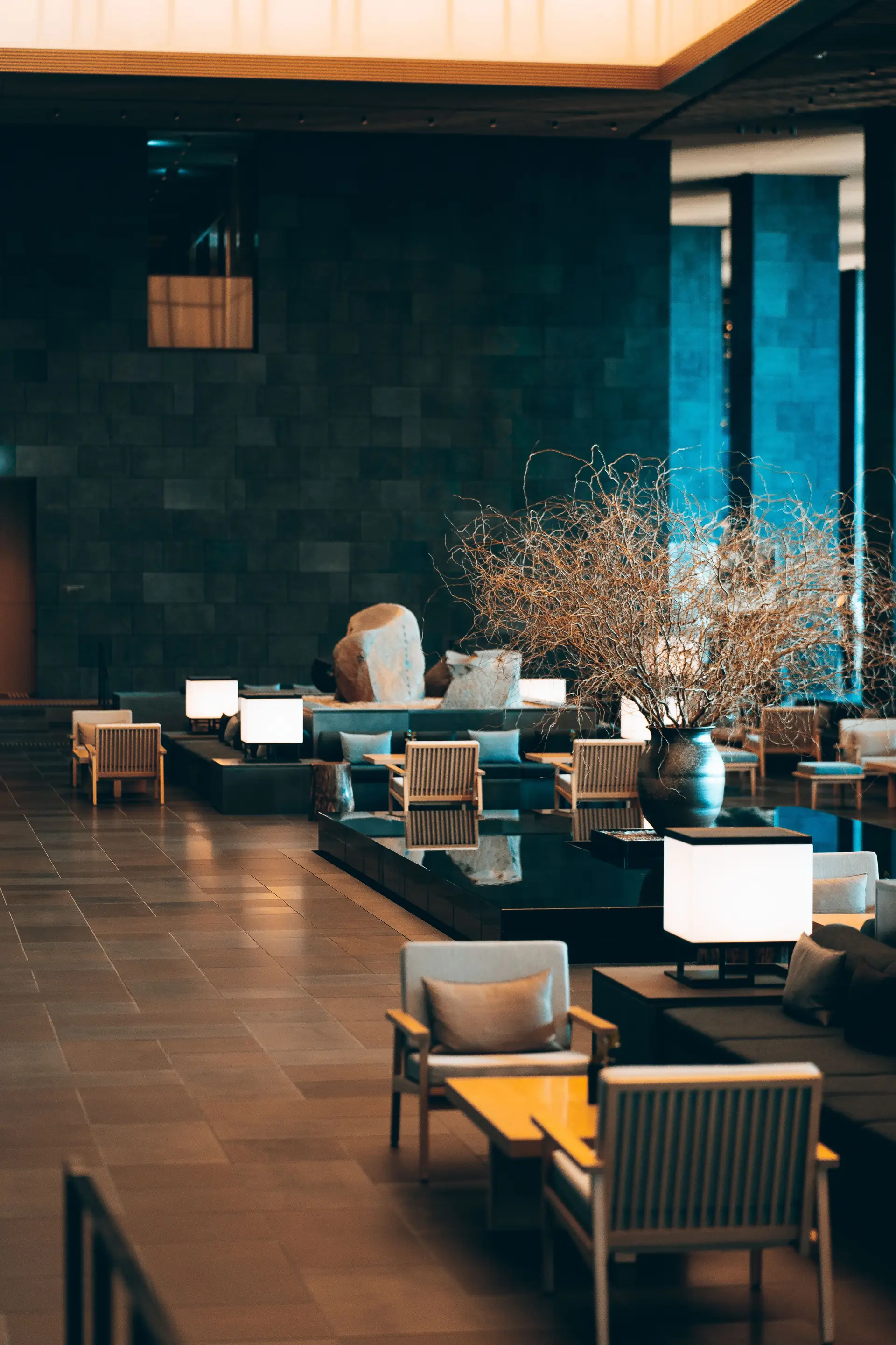 Luxus lobby belső tér